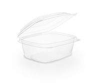 8oz PLA Hinged Salad Container